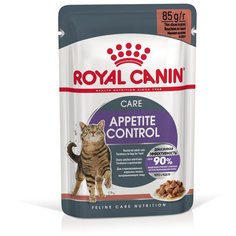 Влажный корм для кошек Royal Canin Appetite Control Care, профилактика избыточного веса 85 г (кусочки в соусе)