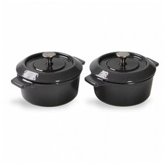 Мини-кастрюля с крышкой WOLL, набор 2 шт., чугун арт. 110CI-030