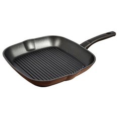 Сковорода-гриль Доляна 2486335, 26х26 см, черный