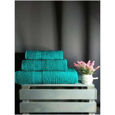 Хлопковые полотенца VILLSOFF(морская волна) Villsoft