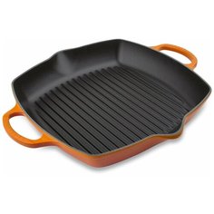 Глубокая сковорода-гриль, Огненная лава, 30 см, LE CREUSET