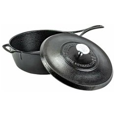 Black Lock Сковорода глубокая 10 см чугун, LODGE