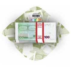 Комплект конвертов для денег "100 евро", 10 штук, мини Эврика