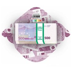 Комплект конвертов для денег "500 евро", 10 штук Эврика