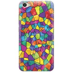 GOSSO Ультратонкий силиконовый чехол-накладка для Xiaomi Redmi Note 5A с принтом "Яркая мозаика"