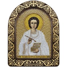 Набор для вышивания бисером Нова Слобода "Святой Великомученик Целитель Пантелеимон", арт. СН5005, 13,5x17 см Nova Sloboda