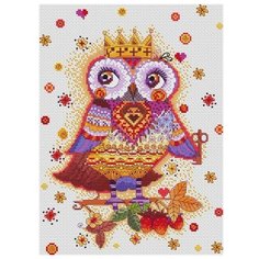Набор для вышивания крестиком "Сова с ключиком", 20x27,5 см Белоснежка