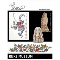 Набор для вышивания Музей Rijks Юбка c. 1700-1800 / Жилет c. 1730-1739, канва лён 36 ct Thea Gouverneur