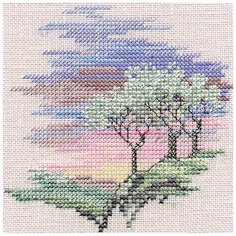 Набор для вышивания Frosty Trees Derwentwater Designs