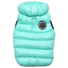 Жилет для собак PUPPIA утеплённый "Ultra Light Vest B", мятный, XL (Южная Корея)