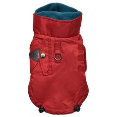 Жилет для собак PUPPIA утеплённый "Tomas", красный, L (Южная Корея)