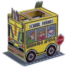 Набор для вышивания IG-1638 ( ИГ-1638 ) "Школьный автобус" Panna