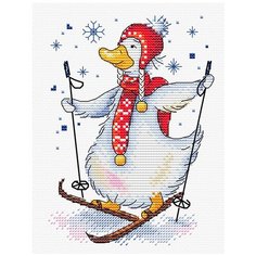 "М.П.Студия" набор для вышивания М №19 №438 "Навстречу празднику" 14 х 18 см Жар Птица