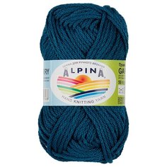 Пряжа Alpina "GARRY" 100% мерсеризованный хлопок №16 апатит (сине-зеленый) - 10 мотков по 50 г