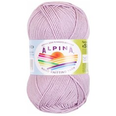 Пряжа Alpina "SLAVIC" 70% вискоза, 30% шерсть №03 сиреневый - 10 мотков по 50 г