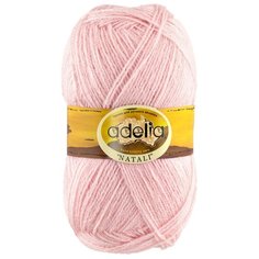 Пряжа Adelia "NATALI" 100% акрил №30 св.розовый - 10 мотков по 50 г