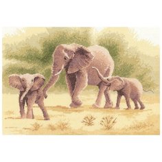 Набор для вышивания Слоны Heritage