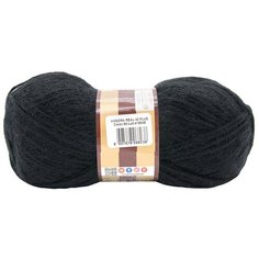 Пряжа Alize Angora Real 40 Plus 100гр. 225м. (40% шерсть, 60% акрил) (60 черный) 5 шт