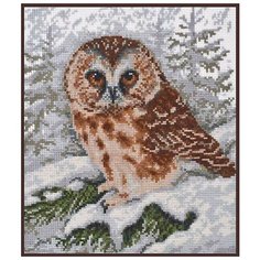 09.002 Набор для вышивания Палитра Сова, 19х23 см
