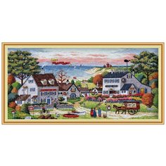 Набор для вышивания "DIMENSIONS" 03896 "Уютное укрытие"46 x 23 см