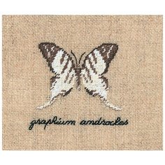 Набор для вышивания: PAPILLON : GRAPHIUM (Бабочка GRAPHIUM) Le Bonheur des Dames, 5*5,5 3623