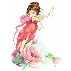 Фея Роза Набор для вышивания крестом 28х37 (18х24) Матренин Посад 1841/Н