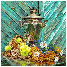 Осенний аромат Набор для вышивания крестом 41х41 (34х34) Матренин Посад 1837/Н