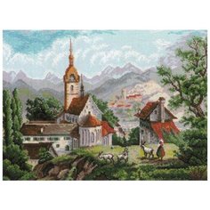 Набор Монастырь Шоненверт (по мотивам гравюр XIX века) 40х30 Риолис 1701 1701