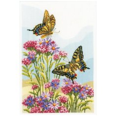 Набор для вышивания крестом Vervaco "Бабочки", 25x35 см, арт. PN-0156329