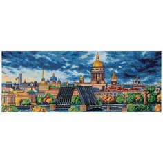 Набор для вышивания крестом Panna "Утренний Питер", 36,5х14 см, арт. G-7140