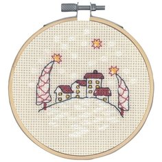 Набор для вышивания Домики PERMIN 13-0295