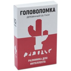 Головоломка IQ Gears Кактус коричневый