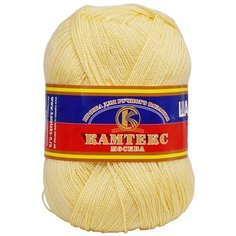 Пряжа Камтекс Шалунья лайт (55%шерсть, 45%акрил) (031 шампанское) 10 шт