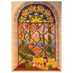 AL78463 Набор для вышивания Anchor Осень в окне 21*15 см