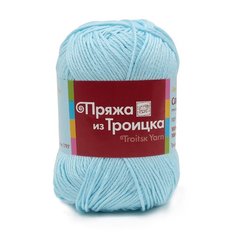Пряжа из Троицка Сакура 100гр. 180м. (100% вискоза) (1430 светлая бирюза) 5 шт Троицкая камвольная фабрика