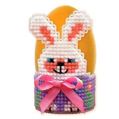 1531АС Набор для вышивания Riolis Подставка под яйцо Зайка, 4,5*7,5 см Риолис