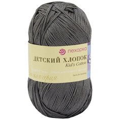 Пряжа Пехорка Детский хлопок (100%мерс. хлопок) (393 св.маренго) 5 шт