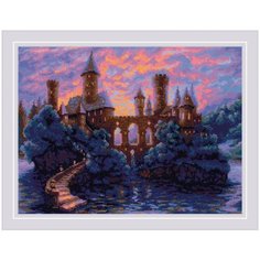 Набор для вышивания крестом РИОЛИС / RIOLIS "Таинственный замок" 20 цветов 40*30 см (1909)