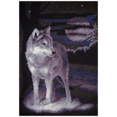 Набор для вышивания крестиком PANNA Белый волк (J-0462)