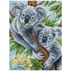 Набор для вышивания крестиком PANNA Пушистые коалы (J-1927)