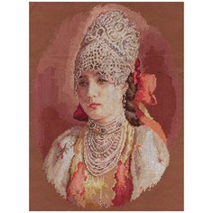 Набор для вышивания крестиком PANNA Золотая серия, Боярышня (VH-0903)