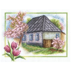 Набор для вышивания крестиком PANNA Весна в деревне (PS-0332)