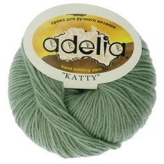 Пряжа Adelia Katty, 100% шерсть, 10*50 г, 150 м+-10 м, №13, светло-зеленый