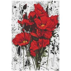 B2375 Набор для вышивания Маки 25,5*37см, Luca-S