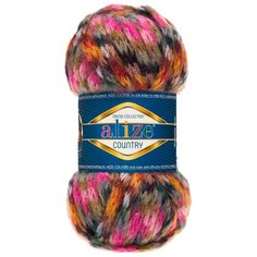 Пряжа ALIZE Country 100гр. 34м. (20%шерсть, 55%акрил, 25%п/а) ТУ (5802 секционный) 5 шт