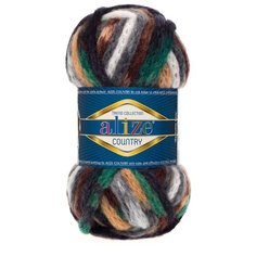 Пряжа ALIZE Country 100гр. 34м. (20%шерсть, 55%акрил, 25%п/а) ТУ (5680 секционный) 5 шт