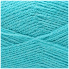 Пряжа из Троицка Подмосковная Superfine 100гр. 460м. (50% шерсть, 50% акрил ) (0522 бирюза) 5 мотков Троицкая камвольная фабрика