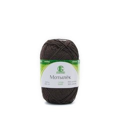 Пряжа Камтекс Мотылек 50гр. 140м. (70% хлопок, 30% лавсан) (063 шоколад) 5 шт