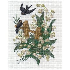 OT-1362 Набор для вышивания PANNA Ласточки