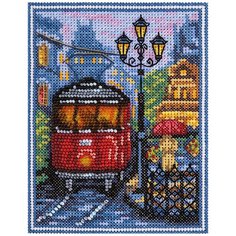 GM-1780 Набор для вышивания PANNA Пражский трамвайчик
